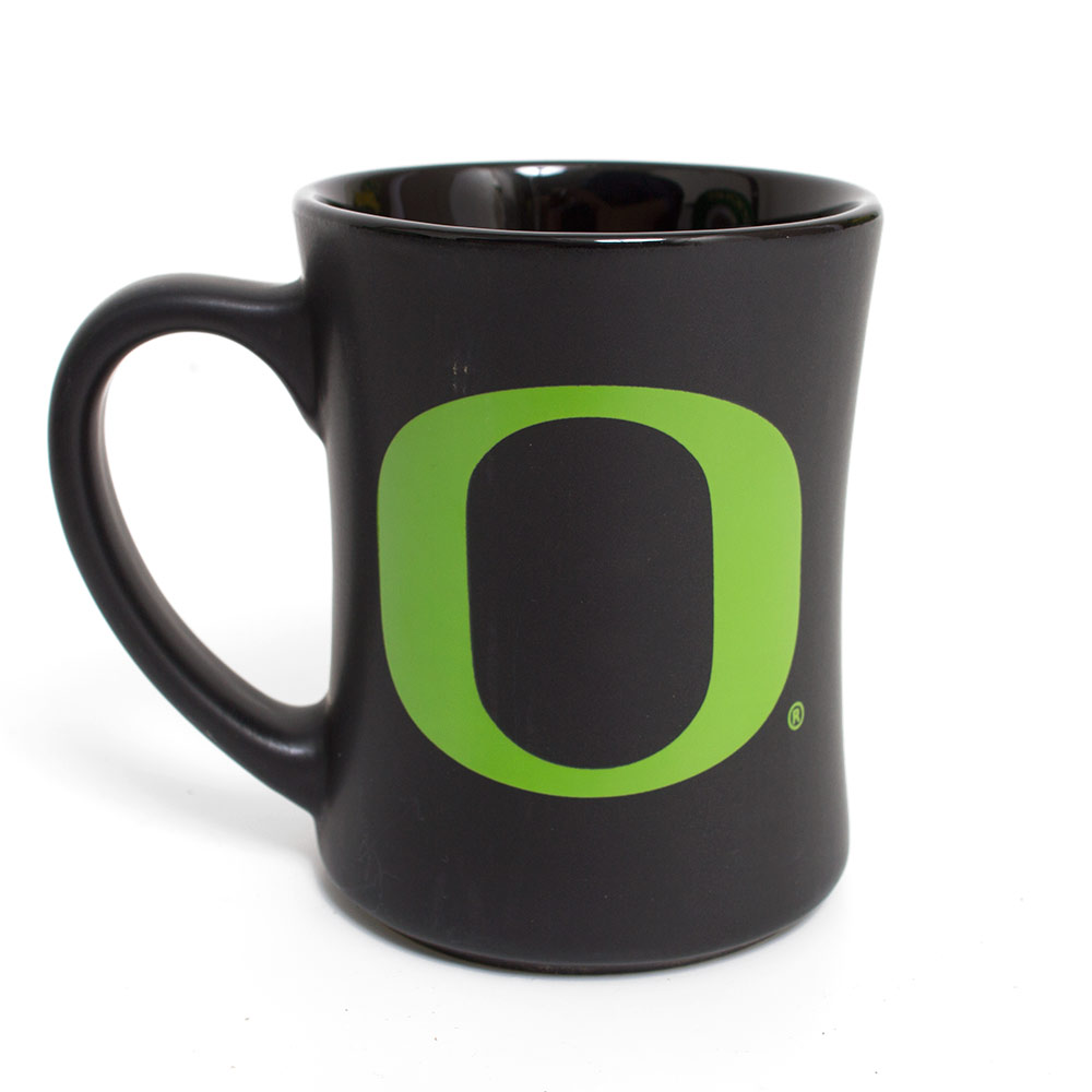 Classic Oregon O, Matte, Ceramic, Traditional Mug, 16 ounce
